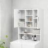 Washing Machine Cabinet White - Durable Storage Solution