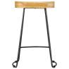 Gavin Bar Stools 2 pcs - Solid Mango Wood | Hipomarket