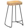 Gavin Bar Stools 2 pcs - Solid Mango Wood | Hipomarket