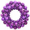 Christmas Wreath Purple 45 cm Polystyrene Colour purple Quantity in Package 1 