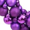 Purple Christmas Wreath 45 cm - Festive Decor | Hipo Market