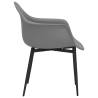 Modern Grey Dining Chairs 2 pcs | HipoMarket