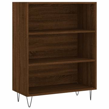 Stylish Highboard Brown Oak - Engineered Wood | HipoMarket