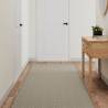 Carpet Runner Sisal Look Silver 80x250 cm Colour silver Size 80 x 250 cm 