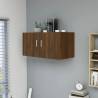 Wall Mounted Cabinet Brown Oak | Stylish Storage Solution