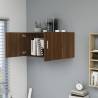 Wall Mounted Cabinet Brown Oak | Stylish Storage Solution