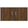 Wall Mounted Cabinet Brown Oak | Stylish Storage Solution