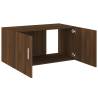 Wall Mounted Cabinet Brown Oak | Stylish Storage Solution