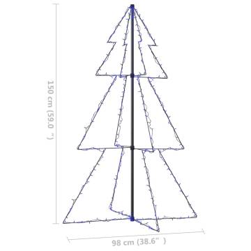 Christmas Cone Tree with 200 LEDs - Indoor & Outdoor | Hipo Market