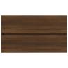 Sink Cabinet Brown Oak 80x38.5cm - Stylish Bathroom Storage