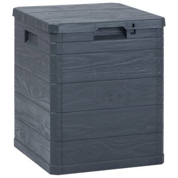 Garden Storage Box 90 L Anthracite - Durable & Stylish Solution