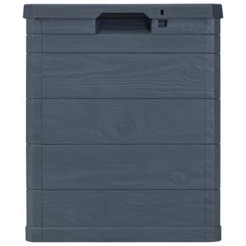 Garden Storage Box 90 L Anthracite - Durable & Stylish Solution