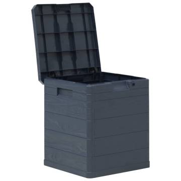 Garden Storage Box 90 L Anthracite - Durable & Stylish Solution