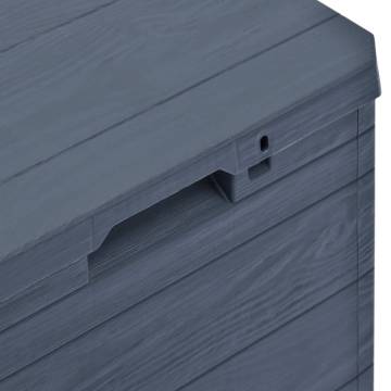 Garden Storage Box 90 L Anthracite - Durable & Stylish Solution