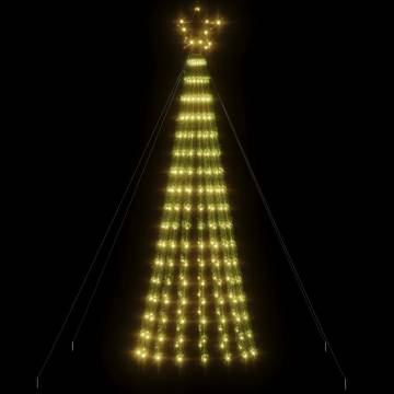 Christmas Tree Light Cone 275 LEDs Warm White 180 cm - HipoMarket