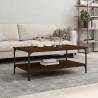 Coffee Table Brown Oak 100x55x40 cm Engineered Wood Colour brown oak Size 100 x 55 x 40 cm Quantity in Package 1 