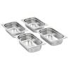 Stainless Steel Gastronorm Containers 8 pcs GN 1/4 | HipoMarket