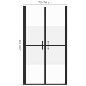 Shower Door Half Frosted ESG | Stylish & Functional Design