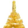 Artificial Pre-lit Christmas Tree with Ball Set Gold - 240 cm