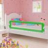 Toddler Safety Bed Rail Green 180x42 cm Polyester Colour green Size 180 x 42 cm Quantity in Package 1 