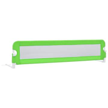 Toddler Safety Bed Rail Green - 180x42 cm Polyester