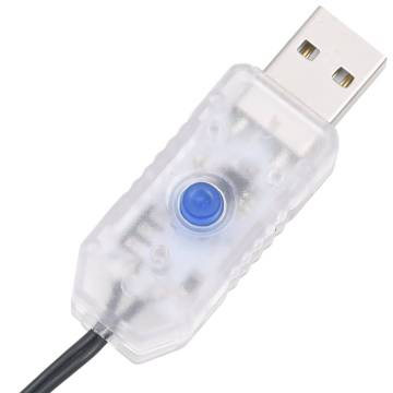 150 LEDs Blue LED String - 15m PVC for Festive Decor