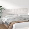 Bed Headboard White 205.5x4x100 cm Solid Wood Pine Colour white Size 205.5 x 100 cm Quantity in Package 1 