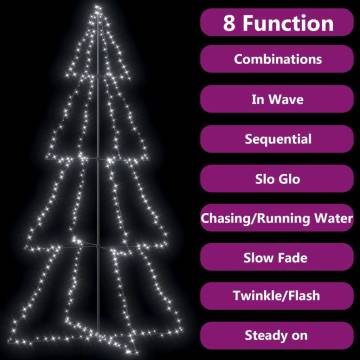 Christmas Cone Tree with 360 LEDs - Indoor & Outdoor 143x250 cm