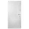 Elegant White Aluminium Front Door - 90x200 cm