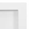 High Gloss White Shower Niche with 2 Compartments - 41x69x9 cm