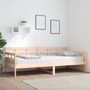 Solid Wood Pine Day Bed 90x200 cm - Versatile & Stylish