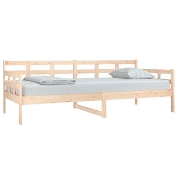 Solid Wood Pine Day Bed 90x200 cm - Versatile & Stylish