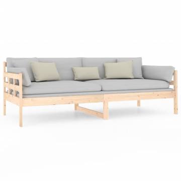 Solid Wood Pine Day Bed 90x200 cm - Versatile & Stylish