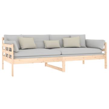 Solid Wood Pine Day Bed 90x200 cm - Versatile & Stylish