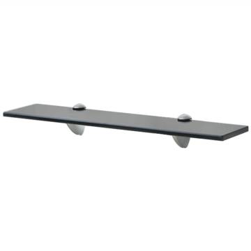 Floating Shelves 2 pcs Glass 50x10 cm - Stylish & Functional