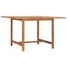 Garden Dining Table 110x110x75 cm - Solid Teak Wood