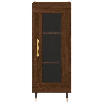 Elegant Highboard in Brown Oak - Stylish Storage Solution