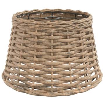 Brown Wicker Ceiling Lamp Shade Ø38x23 cm | Hipomarket