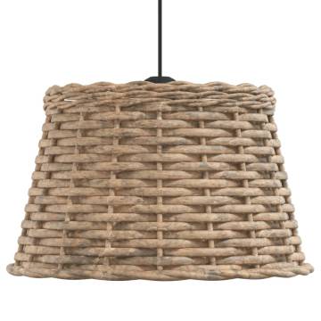 Brown Wicker Ceiling Lamp Shade Ø38x23 cm | Hipomarket