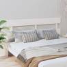 Bed Headboard White 184x3x81 cm Solid Wood Pine Colour white Size 184 x 81 cm Quantity in Package 1 