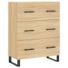 Stylish Highboard Sonoma Oak 69.5x34x180 cm - HipoMarket