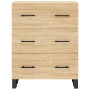 Stylish Highboard Sonoma Oak 69.5x34x180 cm - HipoMarket