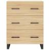 Stylish Highboard Sonoma Oak 69.5x34x180 cm - HipoMarket