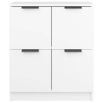 Modern White Sideboard 60x30x70 cm - Stylish Storage Solutions