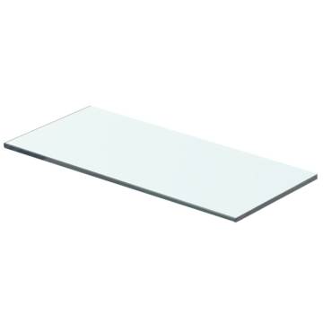 Clear Glass Shelves - 2 pcs, 40x12 cm | HipoMarket UK