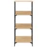 Bookshelf Sonoma Oak - Stylish Storage Solution | Hipo Market