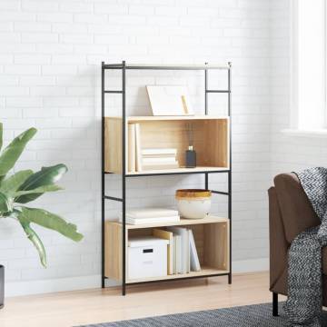 Bookshelf Sonoma Oak 80x30x145.5 cm | Durable & Stylish