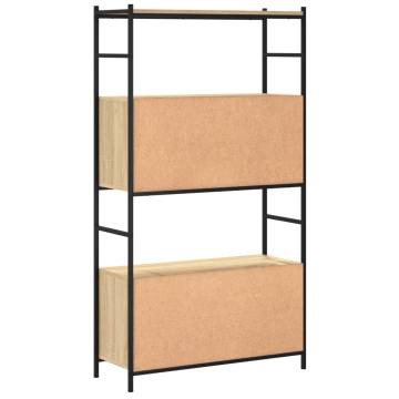 Bookshelf Sonoma Oak 80x30x145.5 cm | Durable & Stylish