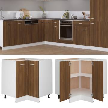 Kitchen Cabinet Brown Oak - 75.5x75.5x80.5 cm | Hipomarket