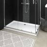 Rectangular ABS Shower Base Tray White 70x120 cm Colour white Size 70 x 120 cm 